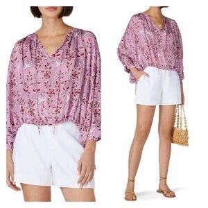 RHODE Helene flowy floral patterned top 13731